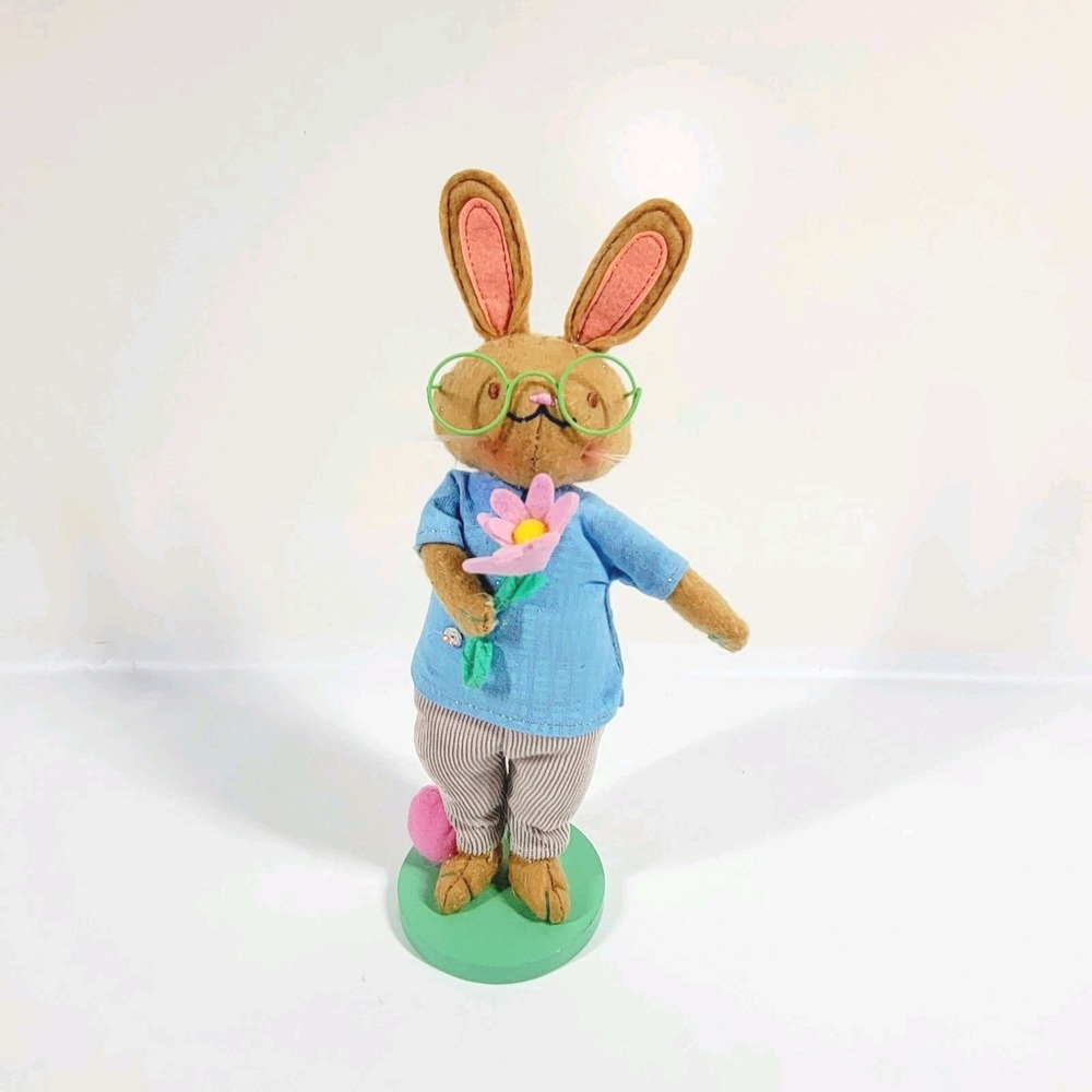 Target Spritz Standing Soft Fabric Bunny Figurine 11" Spring Easter Rabbit